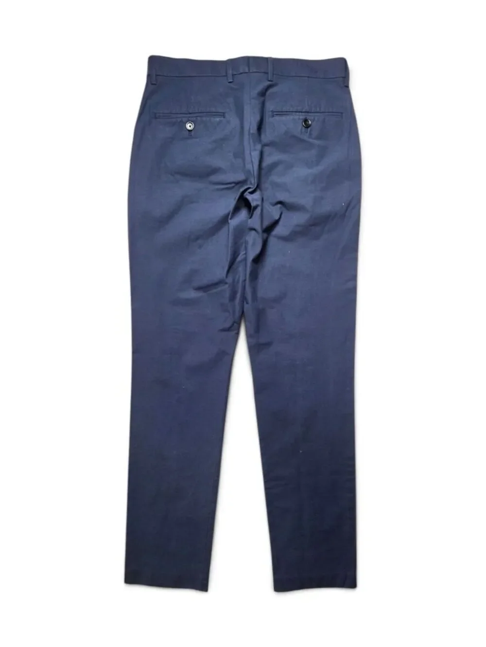 J Crew Bowery Mens Navy Blue Chino Pants 30x32 Slim Cotton Stretch Trousers